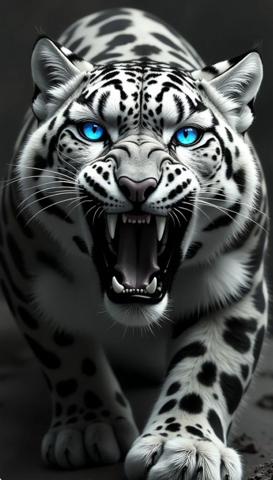 Kükreyiş 37x65cm T047 Dialands Elmas Mozaik Tablo