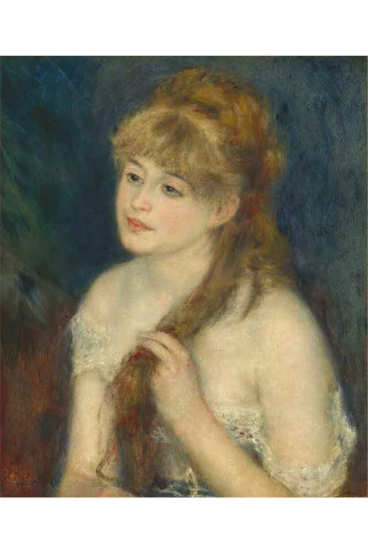 Movas Sanat Young Red Woman - Auguste Renoir | Diamond Mosaic Puzzle | 40x50 | E20202122M