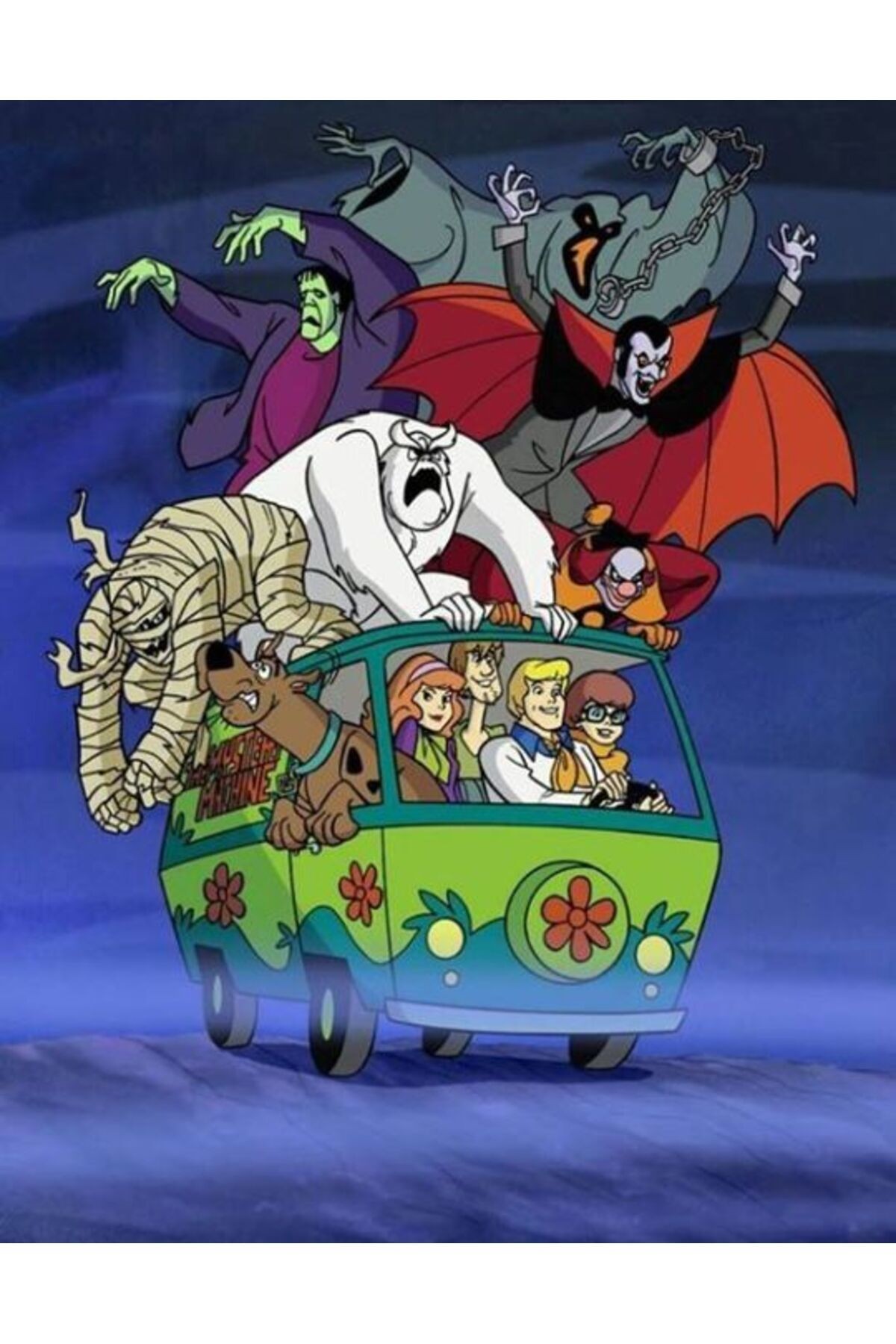 Movas Sanat The Mystery Machine - Scooby Doo! | Elmas Mozaik Puzzle | 55x70 | E20204143