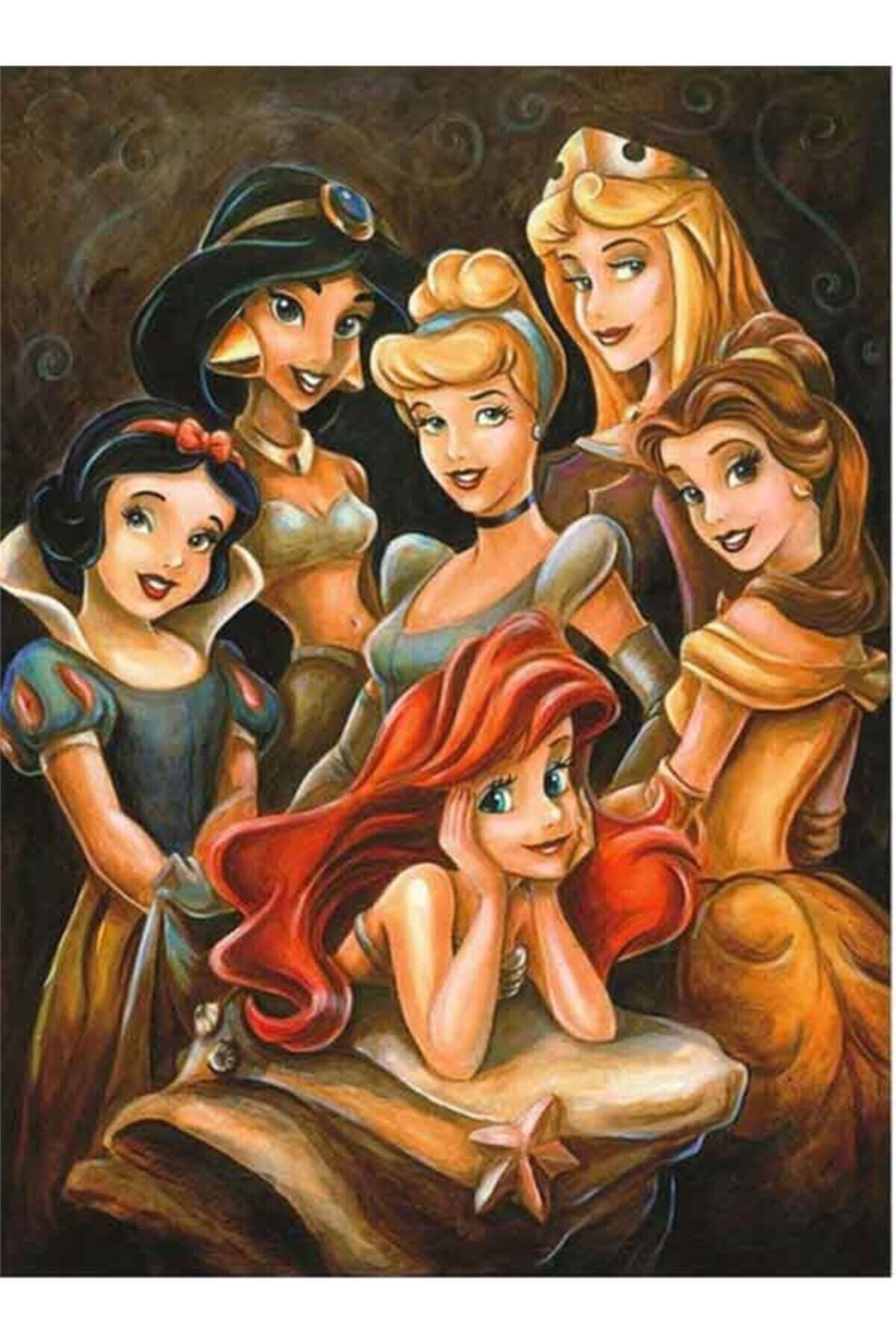 Movas Sanat Princess Disney | Diamond Mosaic Painting | Mosaic Puzzle | 40x60 |E20202613M