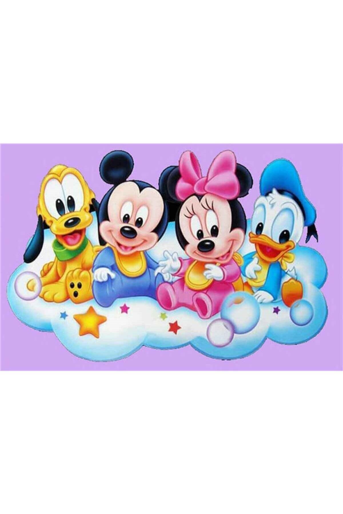 Movas Sanat Bebek Disney Karakterleri | Elmas Mozaik Tablo | Mozaik Puzzle | 60x40 | E20202660m
