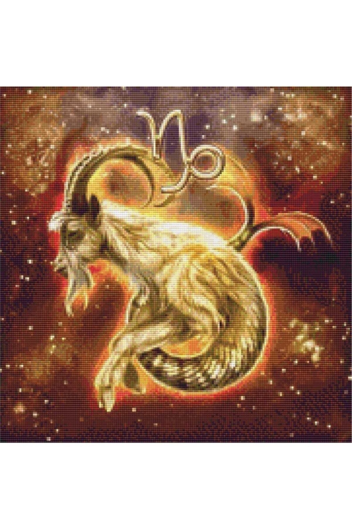 Movas Sanat Capricorn Sign | Bead Tapestry | 45x45 | E20201311M