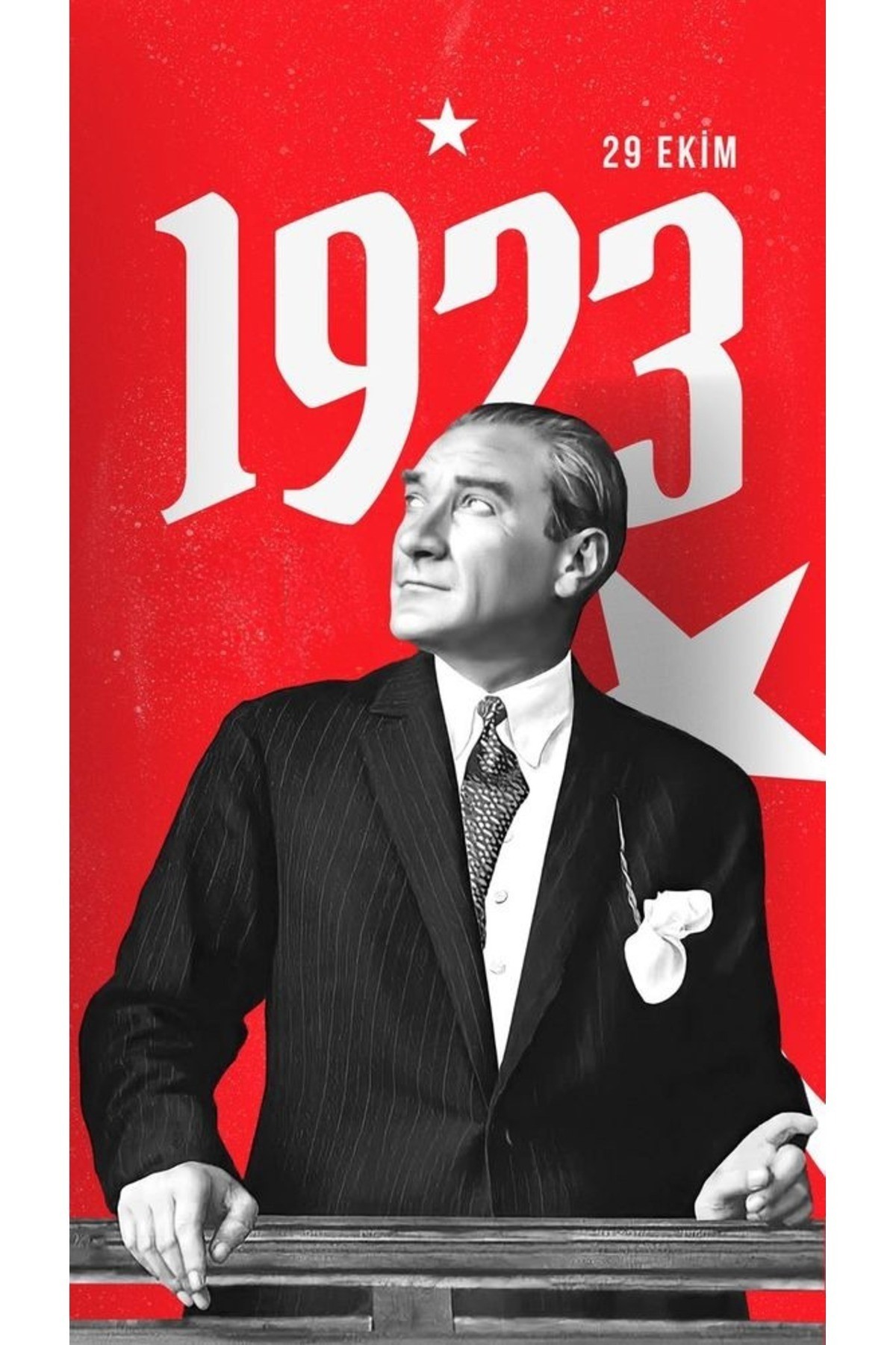 Movas Sanat 29 Ekim 1923 Atatürk | Atatürk Elmas Mozaik Tablo | Mozaik Puzzle | 40x70 | E20203996