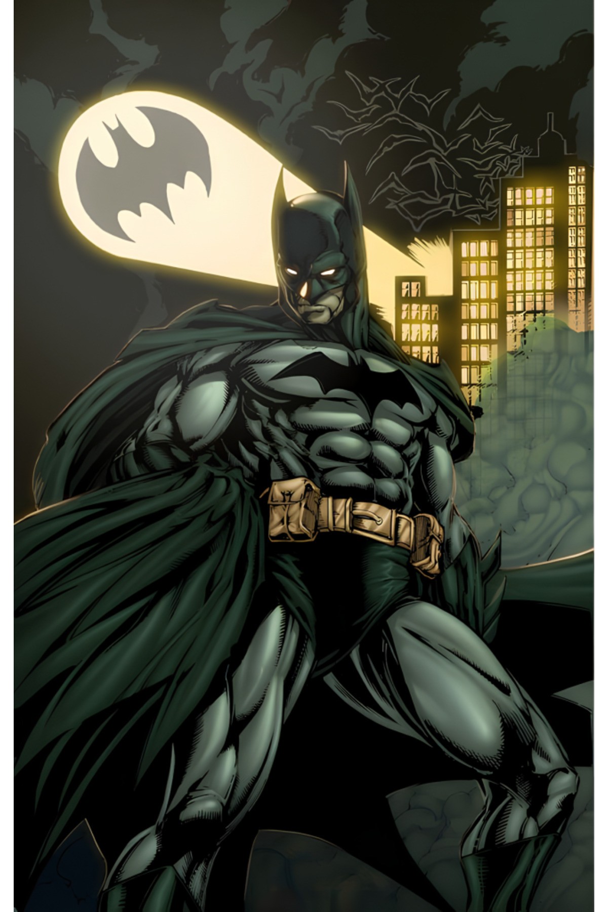 Movas Sanat Batman is the Symbol of the City - Batman | Diamond Mosaic Painting | Mosaic Puzzle | 50x80 | E20204017