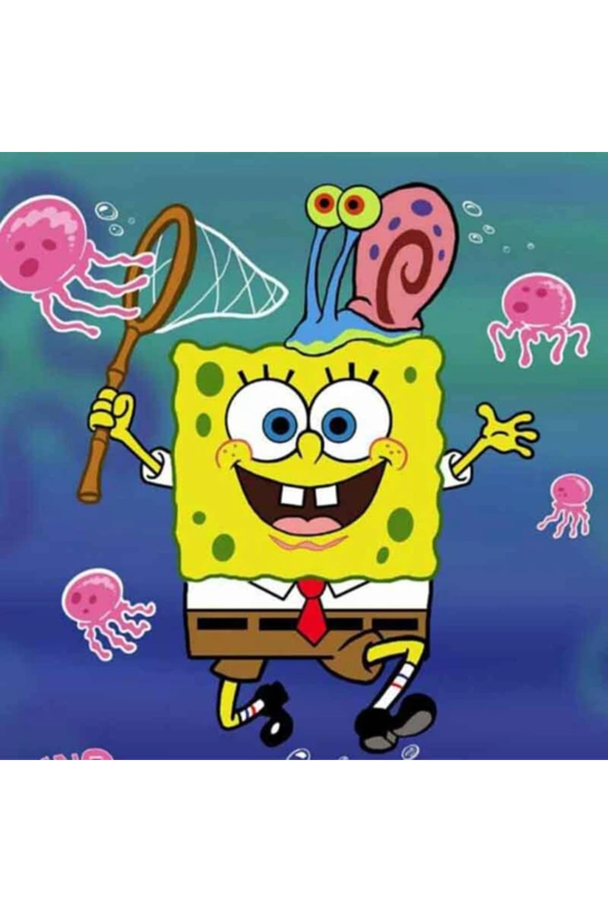 Movas Sanat Hunter SpongeBob | Diamond Mosaic Painting | Mosaic Puzzle | 55x55 | E20234272