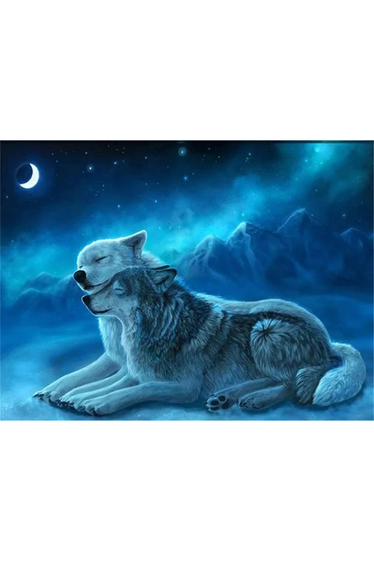 Movas Sanat Kurt Portresi | Elmas Mozaik Tablo | Mozaik Puzzle | 50x40 | E20234173