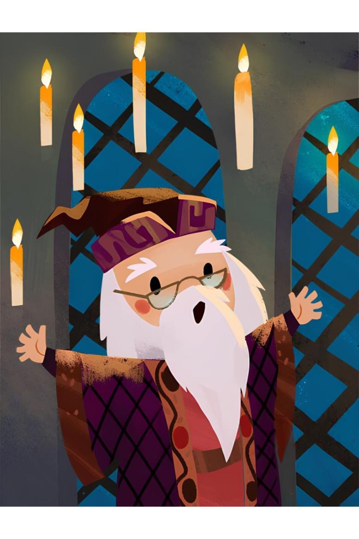 Movas Sanat Dumbledore | Harry Potter Diamond Mosaic Painting | Mosaic Puzzle | 45x60 | E20204156