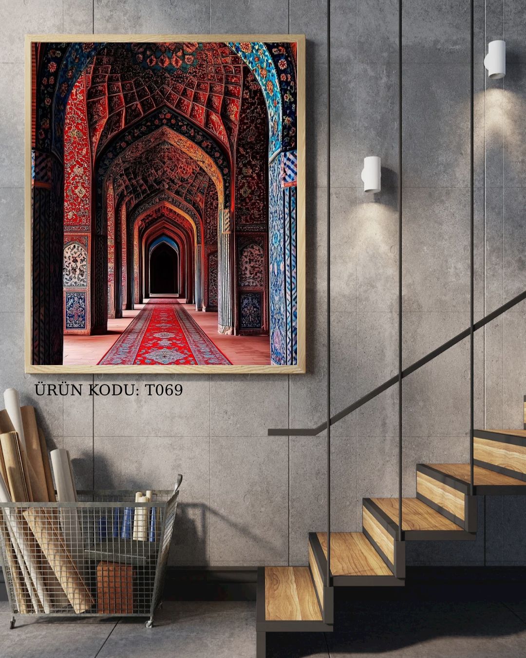 Nasir al-Mulk Camii, İran 38X67CM