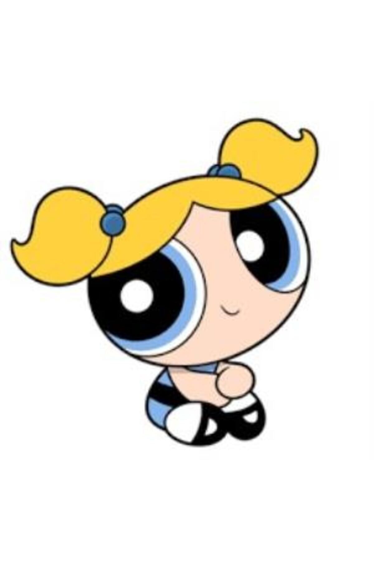 Movas Sanat Powerpuff Girls Bubbles | Mosaic Sticker | 13x14 | E20233821