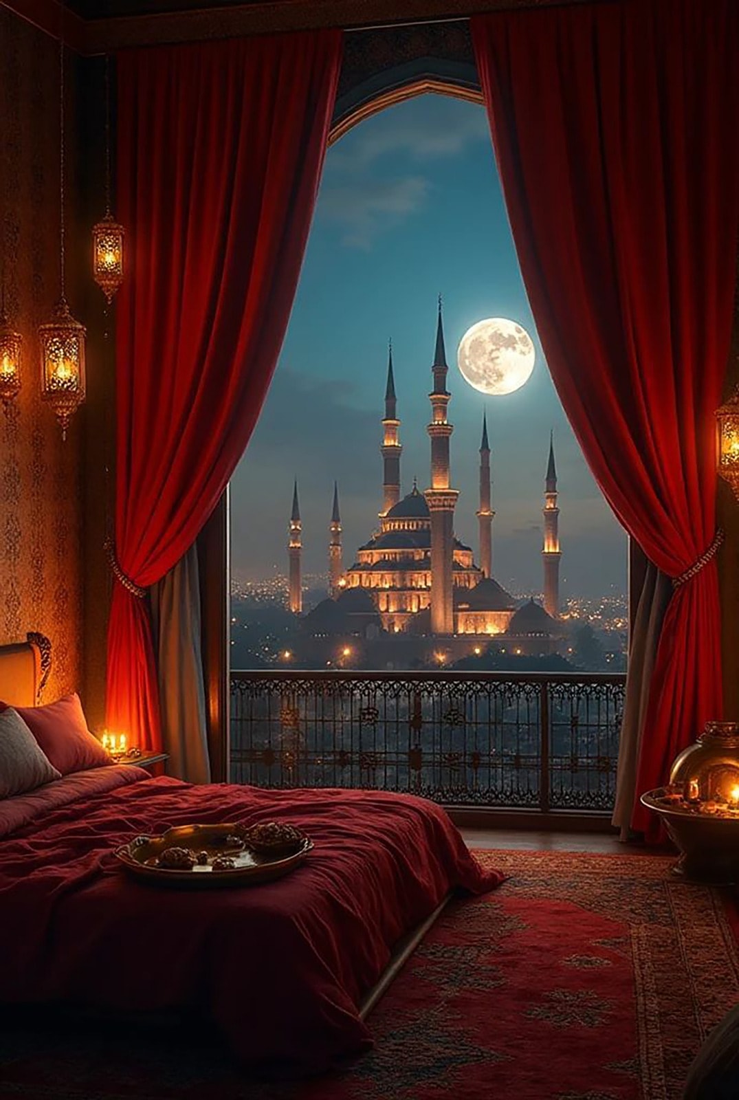 Saraydan ayasofyaya bakış 34X50  Dialands Elmas Mozaik Tablo  