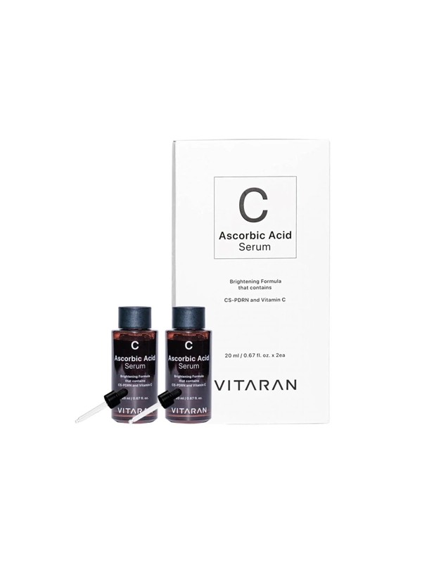 VITARAN C Askorbik Asit CS-PDRN Aydınlatıcı Etkili Leke ve Kırışıklık Karşıtı Serum 20 ml X 2 adet