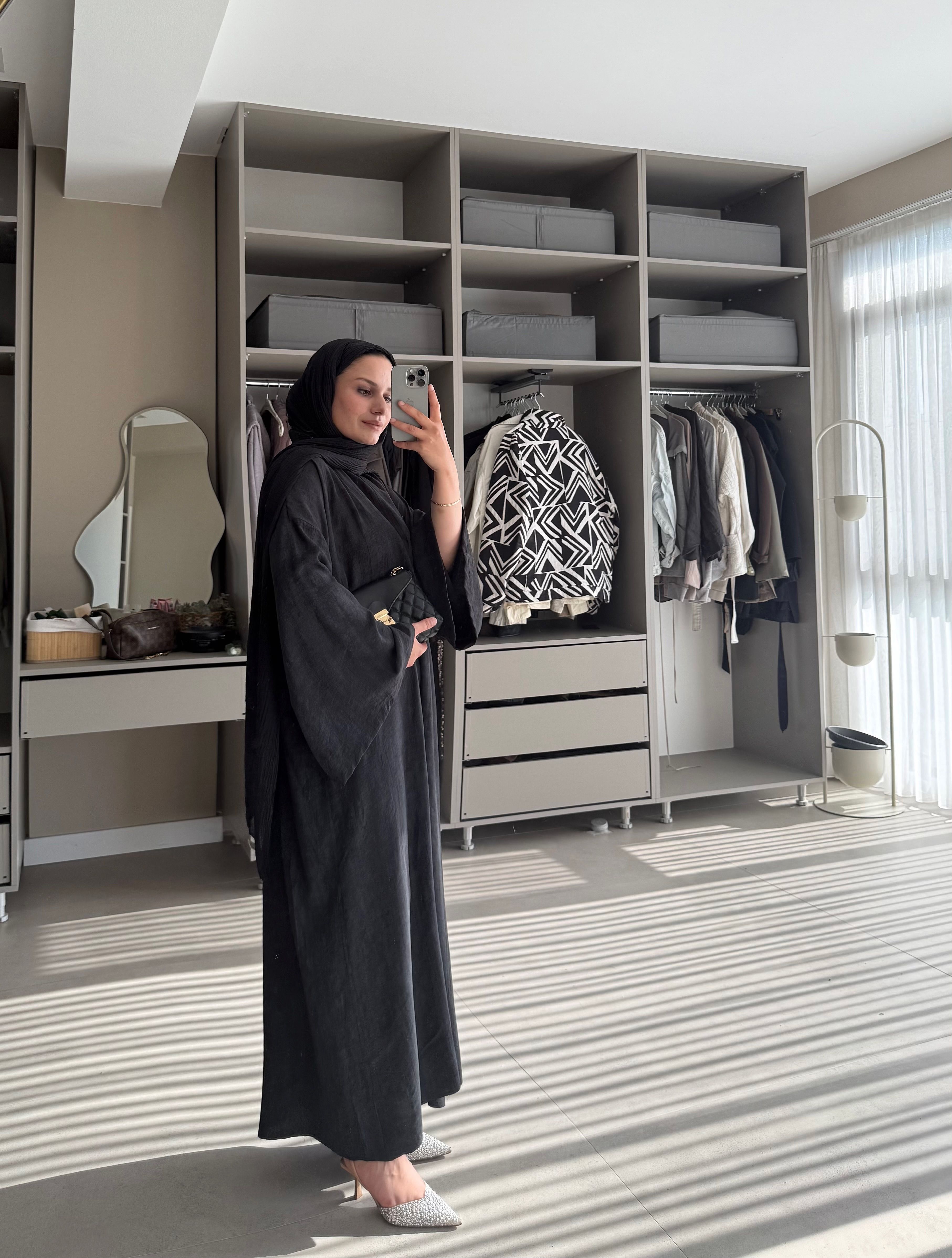 KYRA ELBİSE  - Antrasit siyah