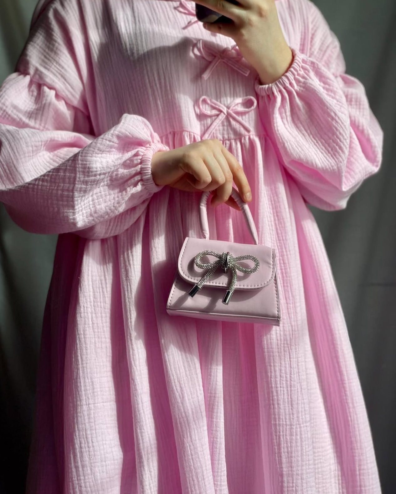 Milk elbise  - Pembe