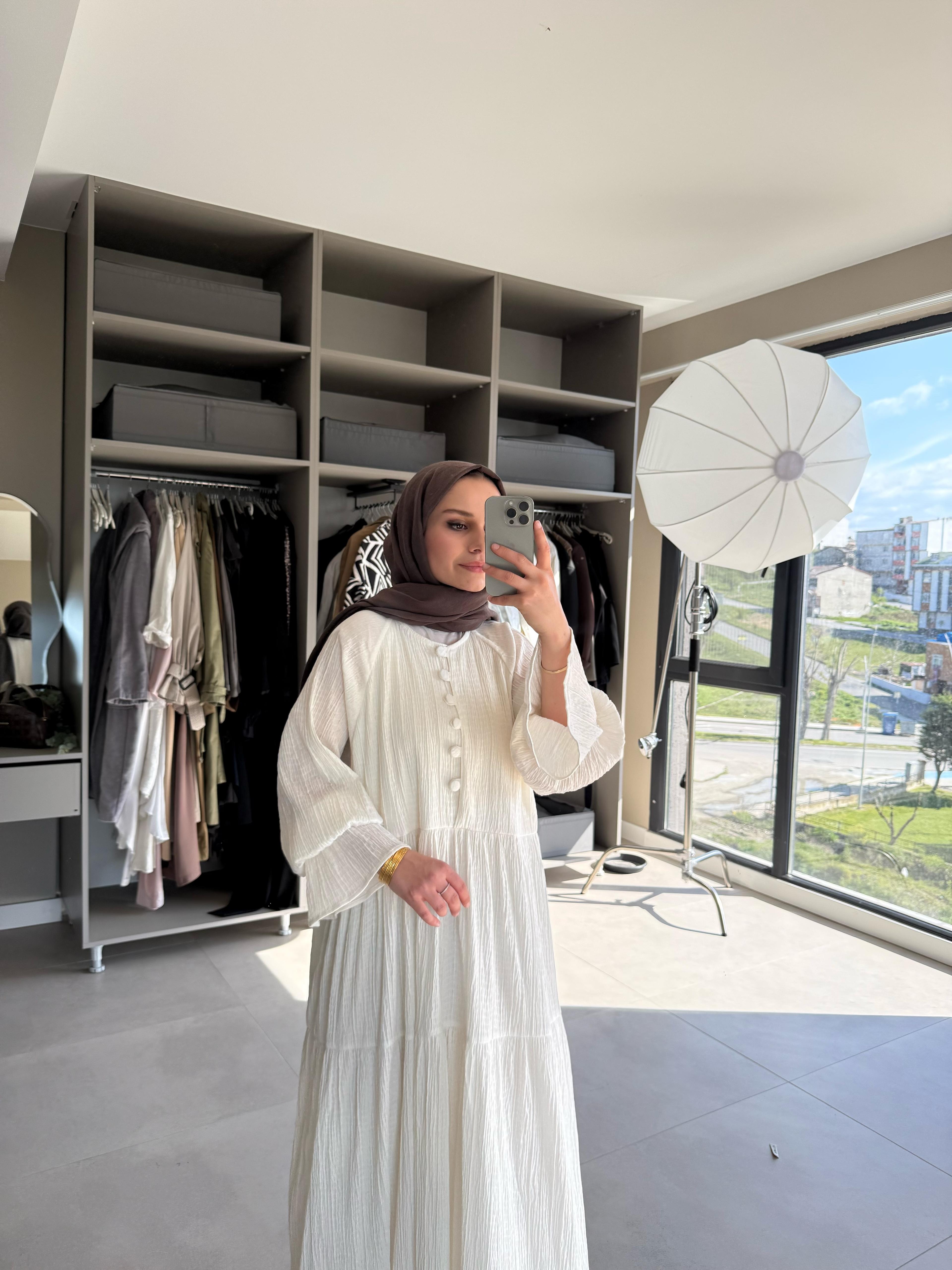 NEHA ELBİSE  - Beyaz