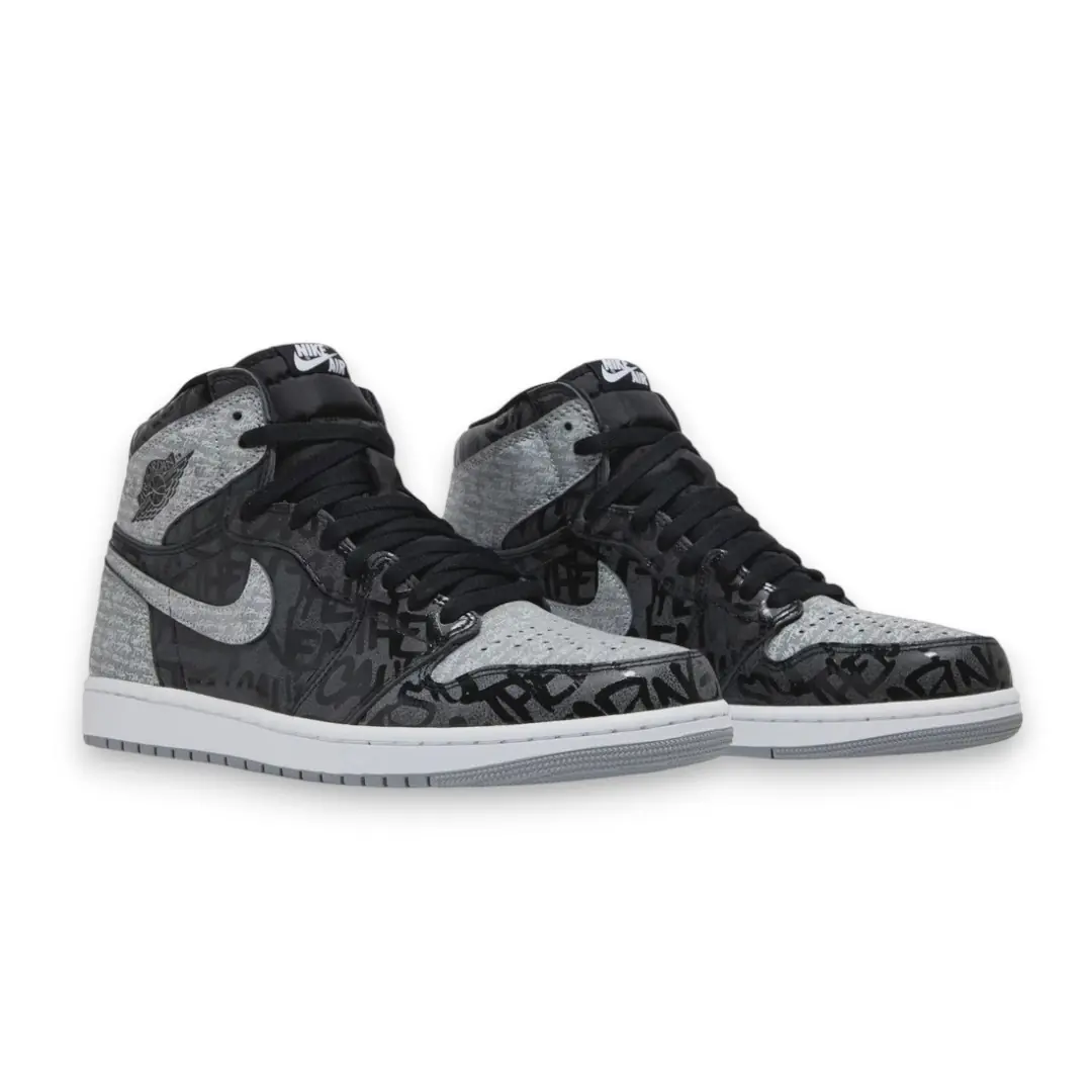 Air Jordan 1 Retro Rebellionaire – Siyah Beyaz Sneaker