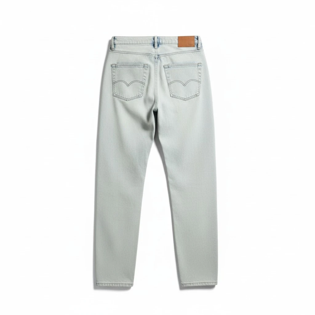 Taşlamalı Açık Mavi 6392 Regular Pantolon