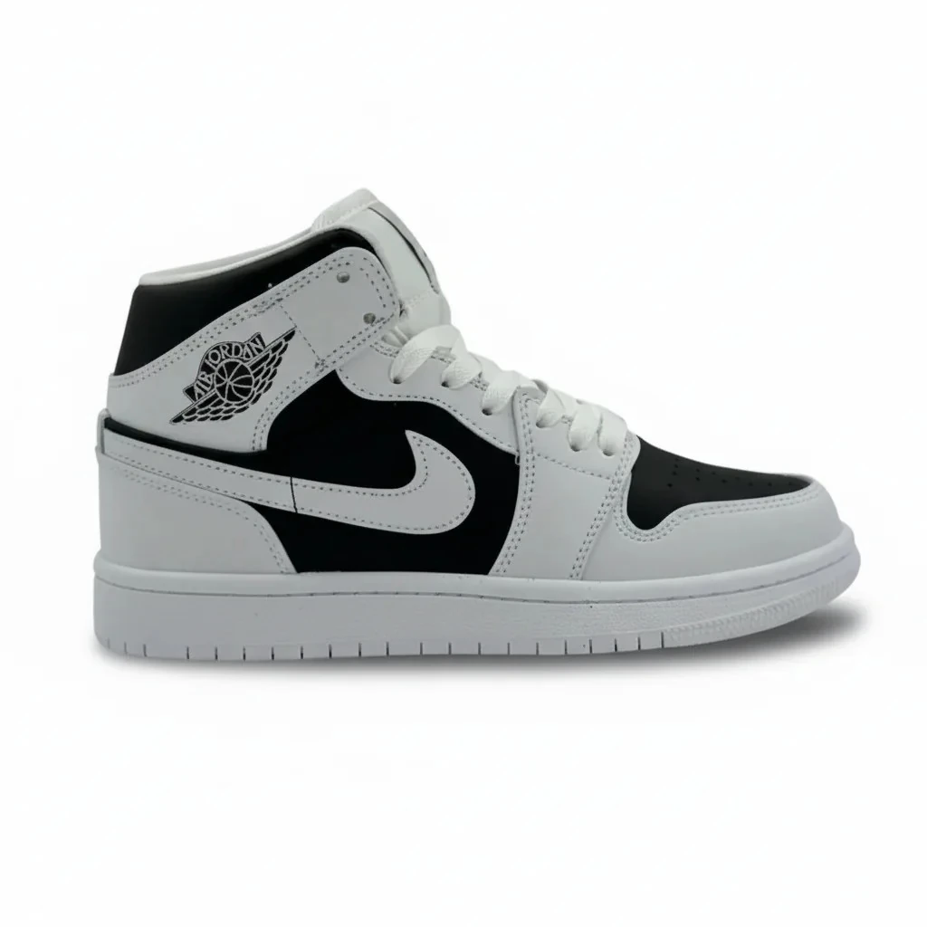 Jordan 1 High Beyaz Siyah HQ