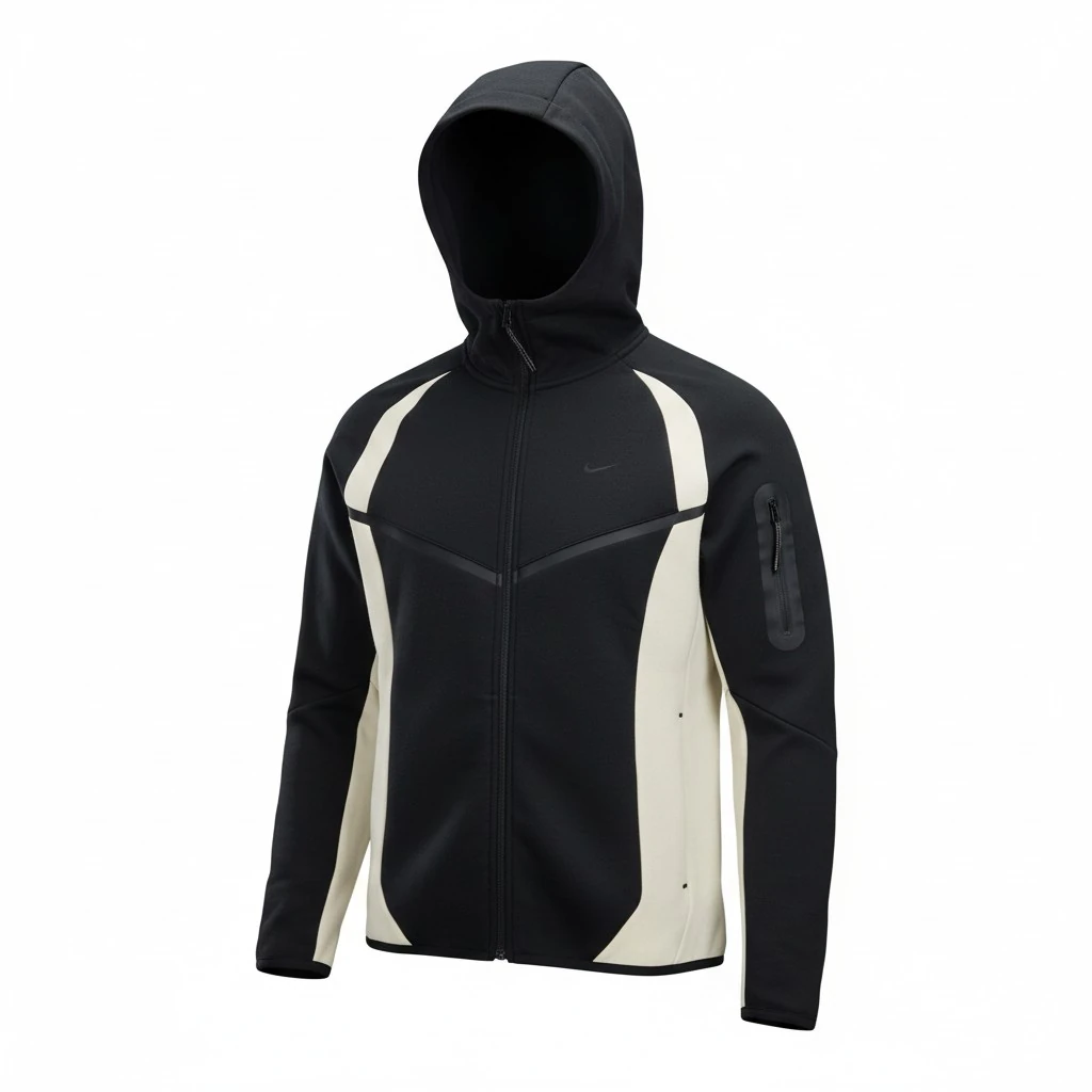 Tech Fleece Eşofman Siyah Krem Üst 2026 HQ