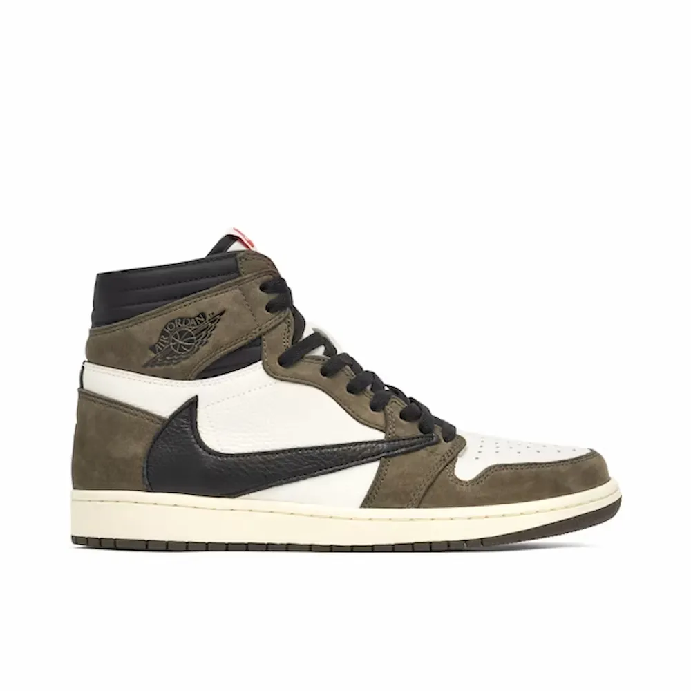Air Jordan 1 X Travis Scott Suede Dark Mocha