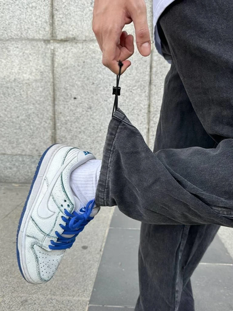 Skate Asit Yıkamalı Kargo Baggy Pantolon