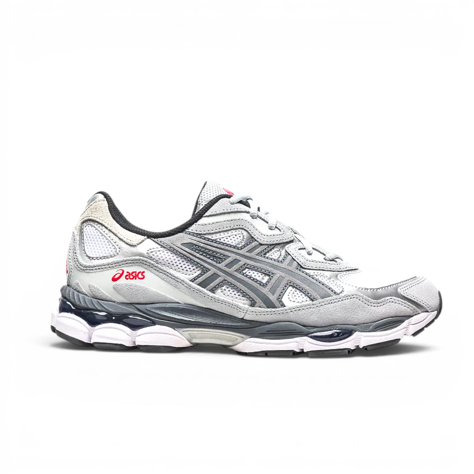 Asics NYC Gel White & Steel Grey – Günlük Asics NYC Gel White