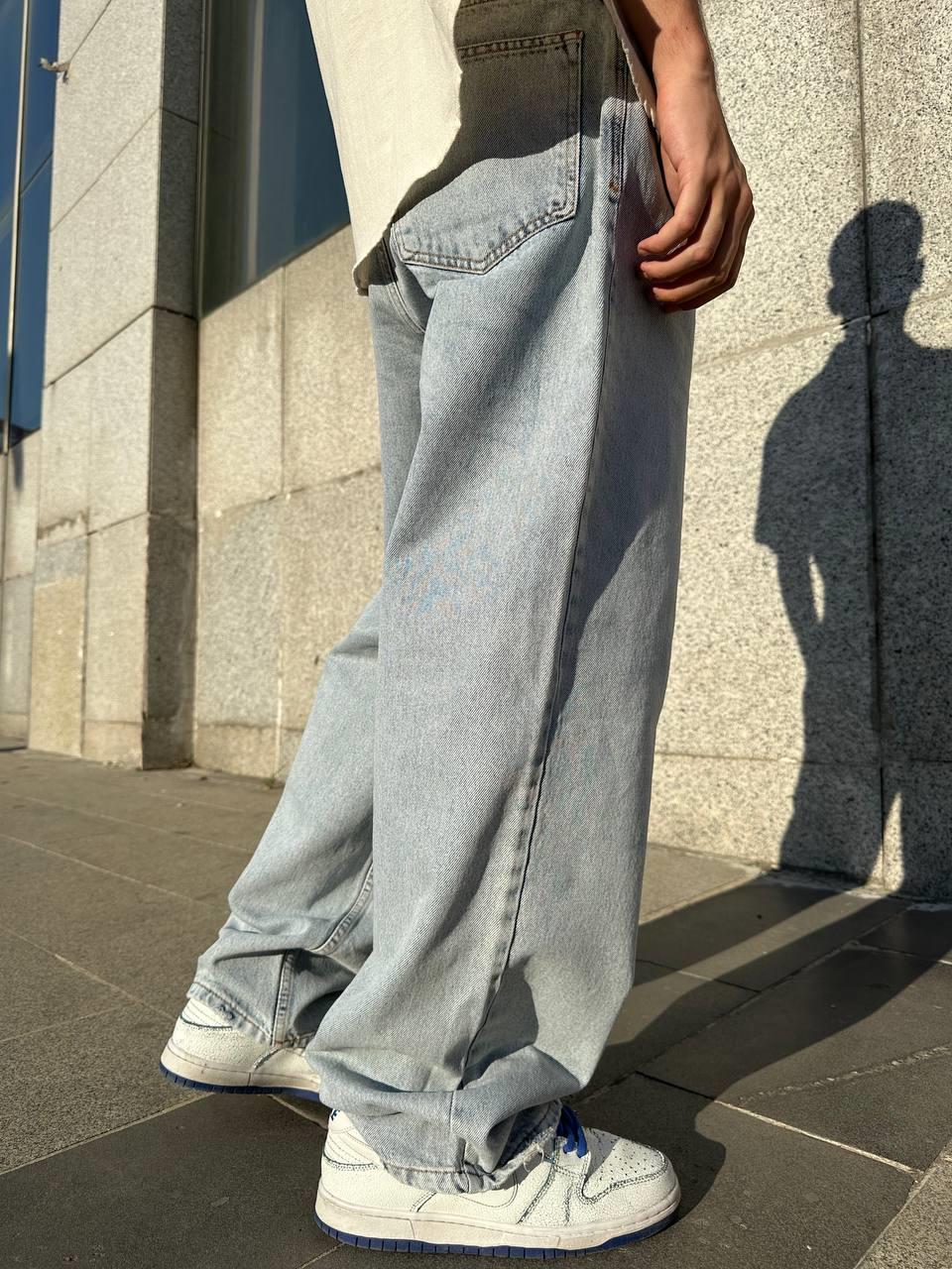 Asit Mavi Dif Baggy Pantolon