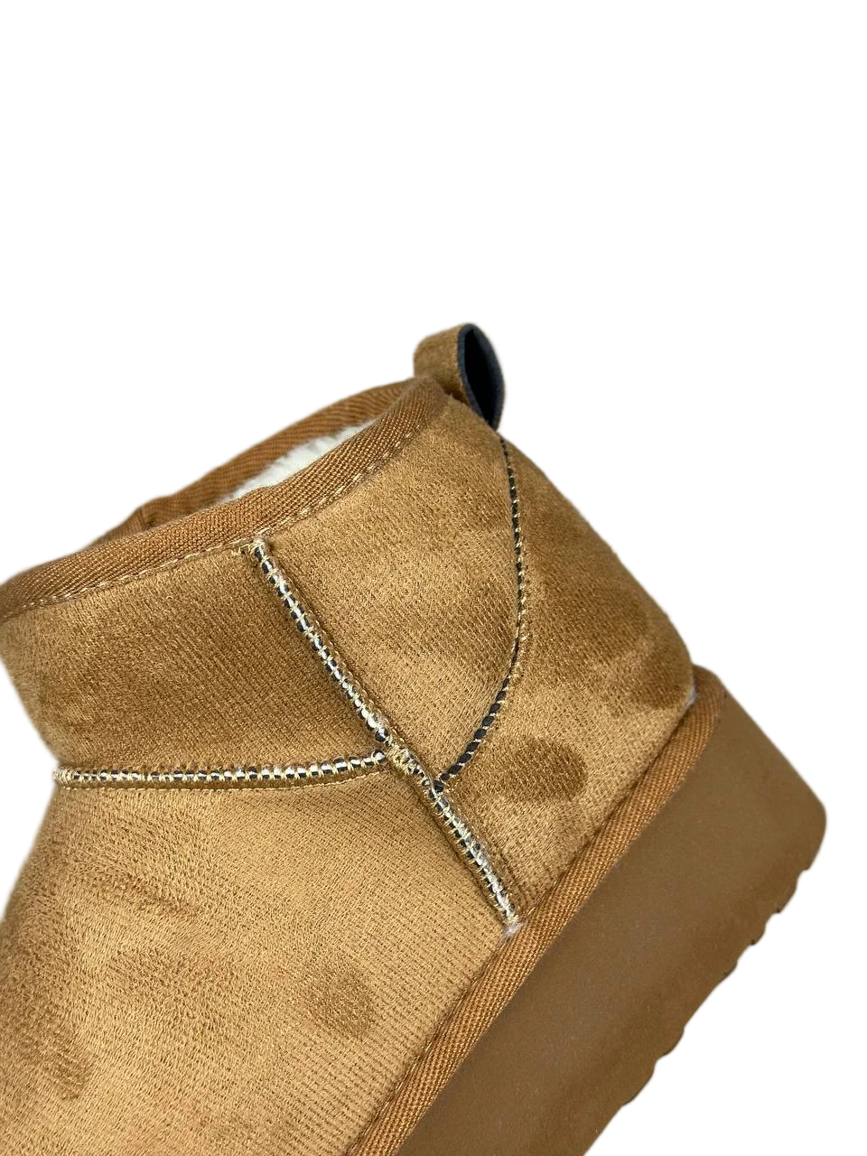 Taba Süet Kadın Bot İçi Tüylü