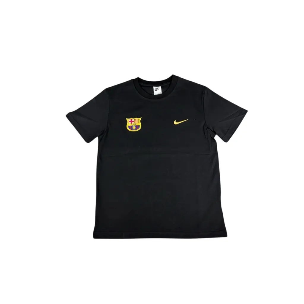 NIKE FC Barcelona ユニフォーム ブラック Nike Barcelona Siyah Tişört Unisex Takım