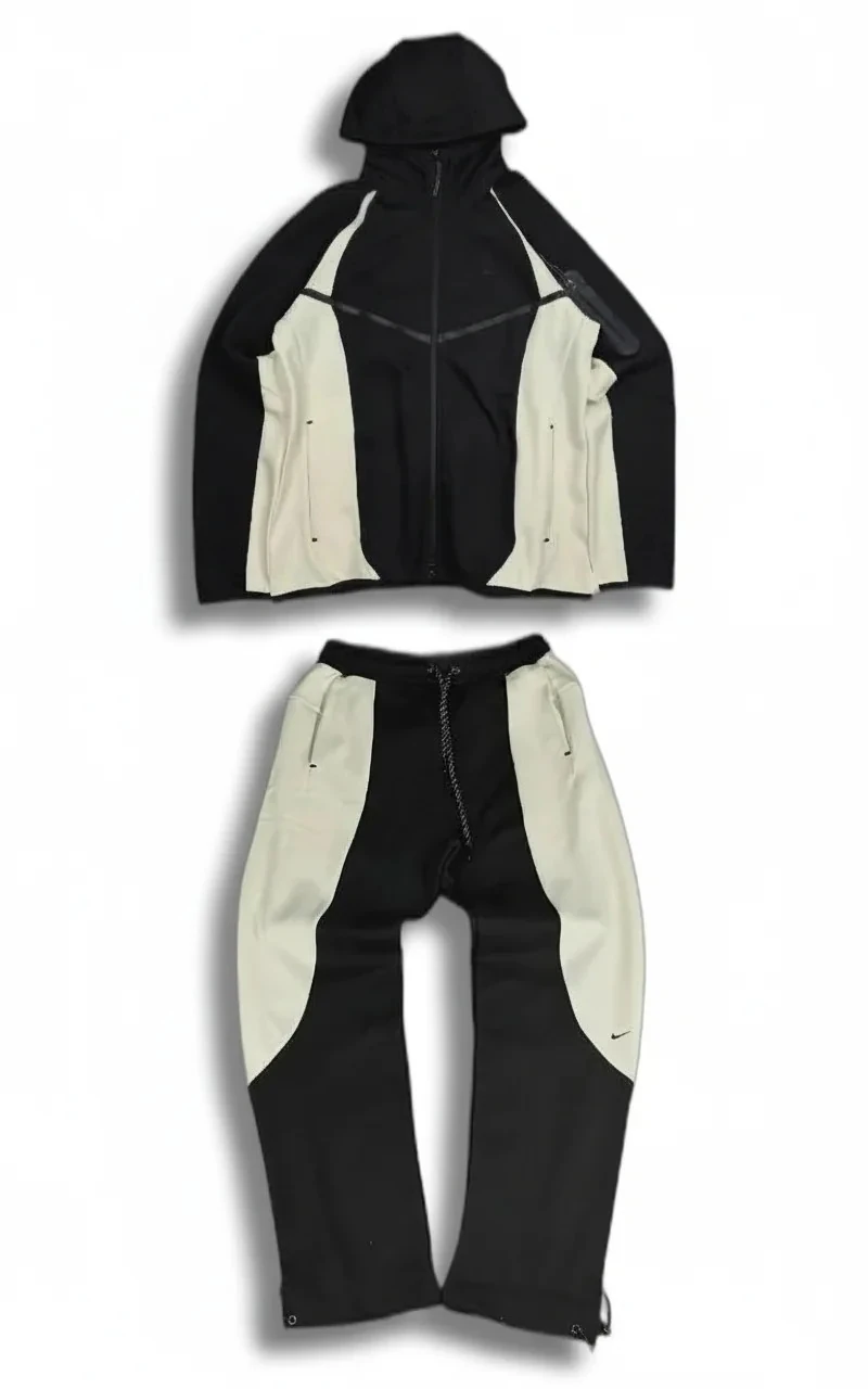 Tech Fleece Eşofman Takımı Siyah Krem 2026 HQ
