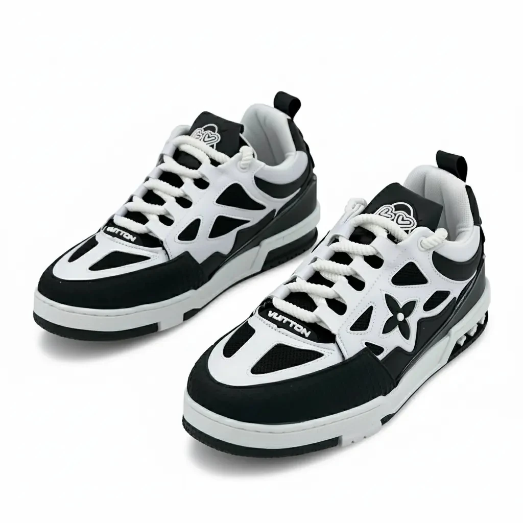Louis Vuitton Skate White Black