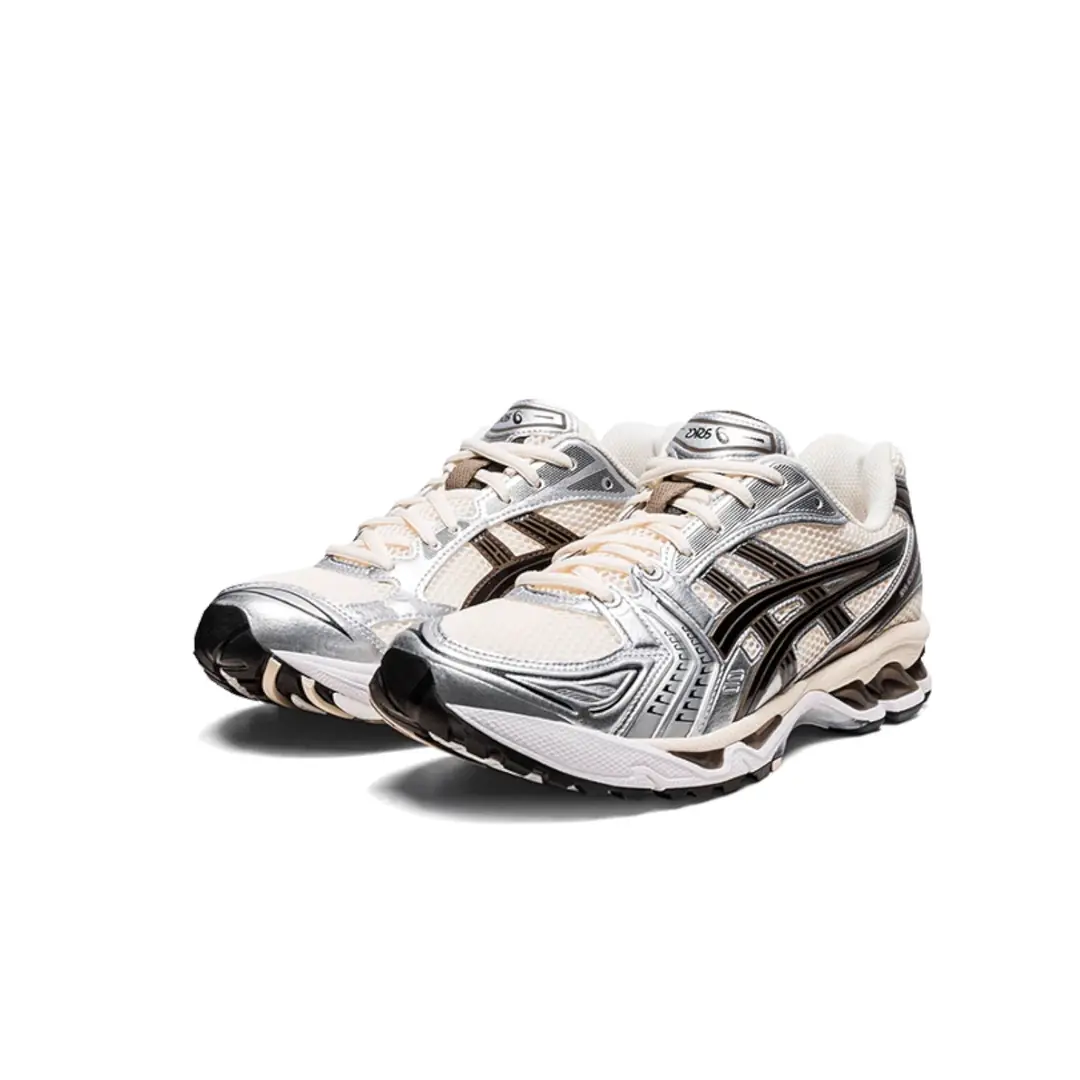 Asics Gel Kayano 14 Cream Black Metallic Plum Unisex Sneaker