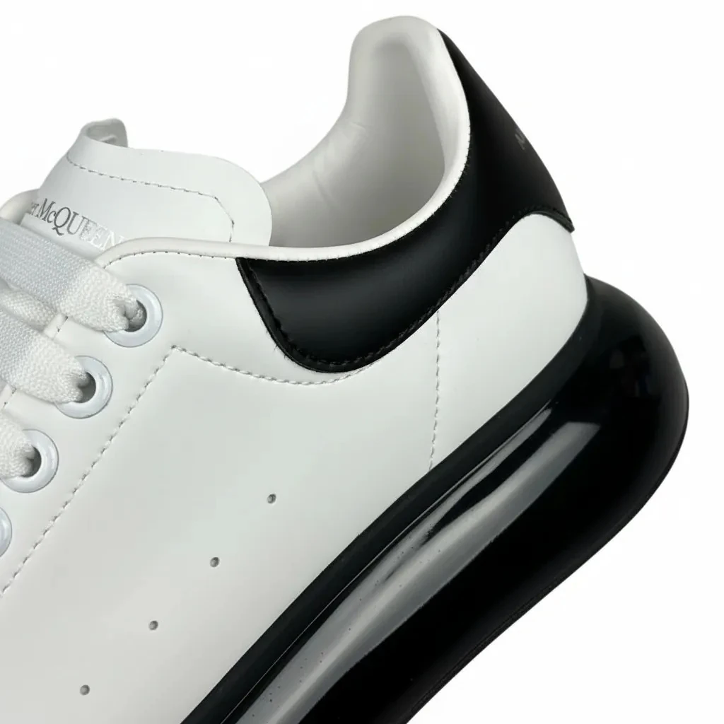 Alexander McQueen Beyaz Siyah Şeffaf