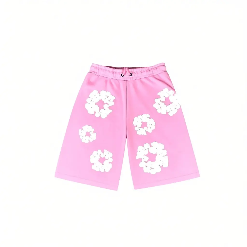 DENIM TEARS ピンクショートパンツ Mサイズ Denim Tears Pembe Şort