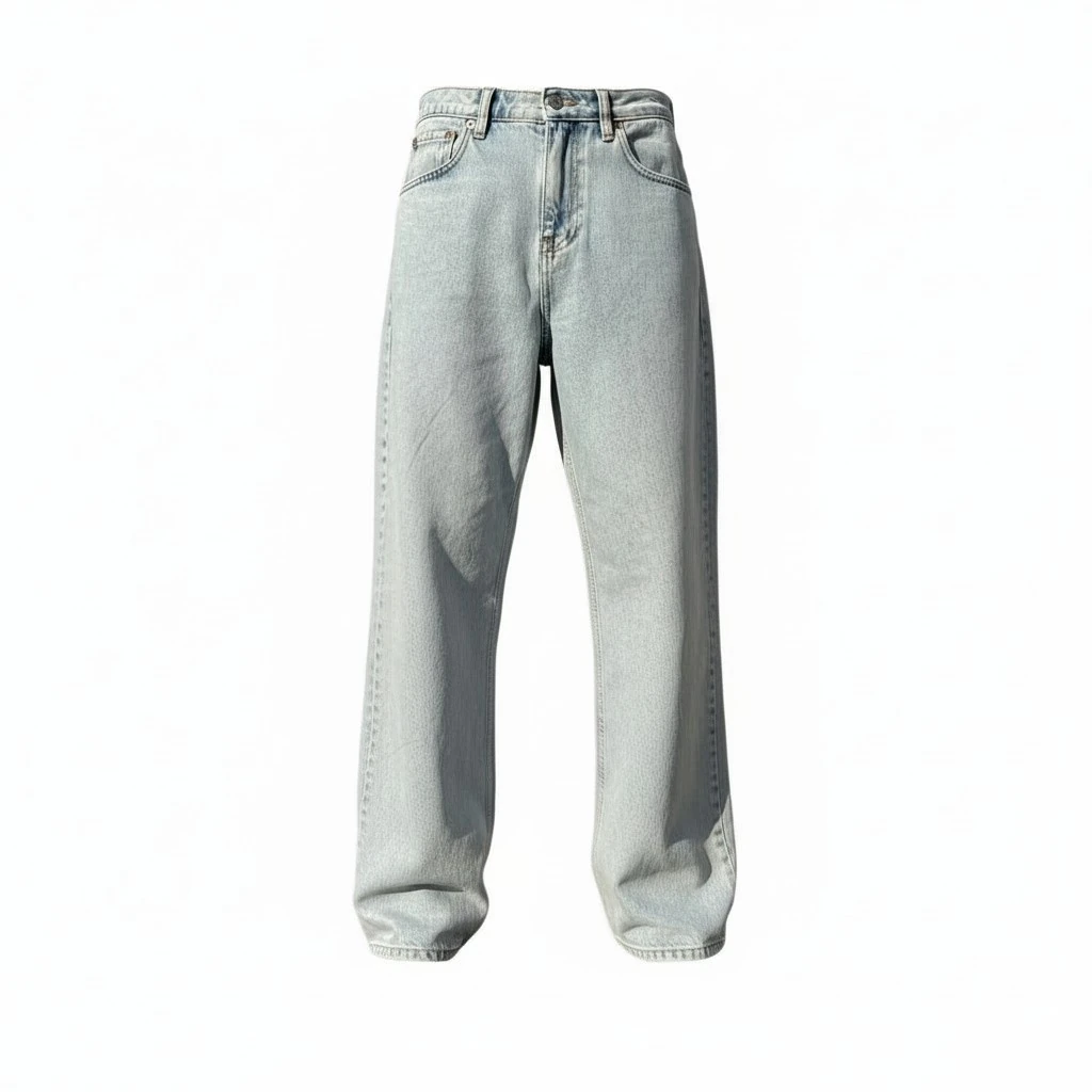 Asit Mavi Dif Baggy Pantolon