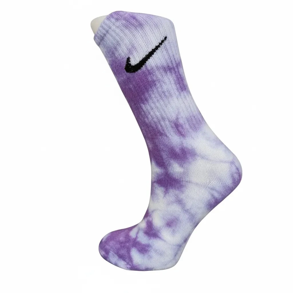 Nike Nakışlı Mor Batik Çorap