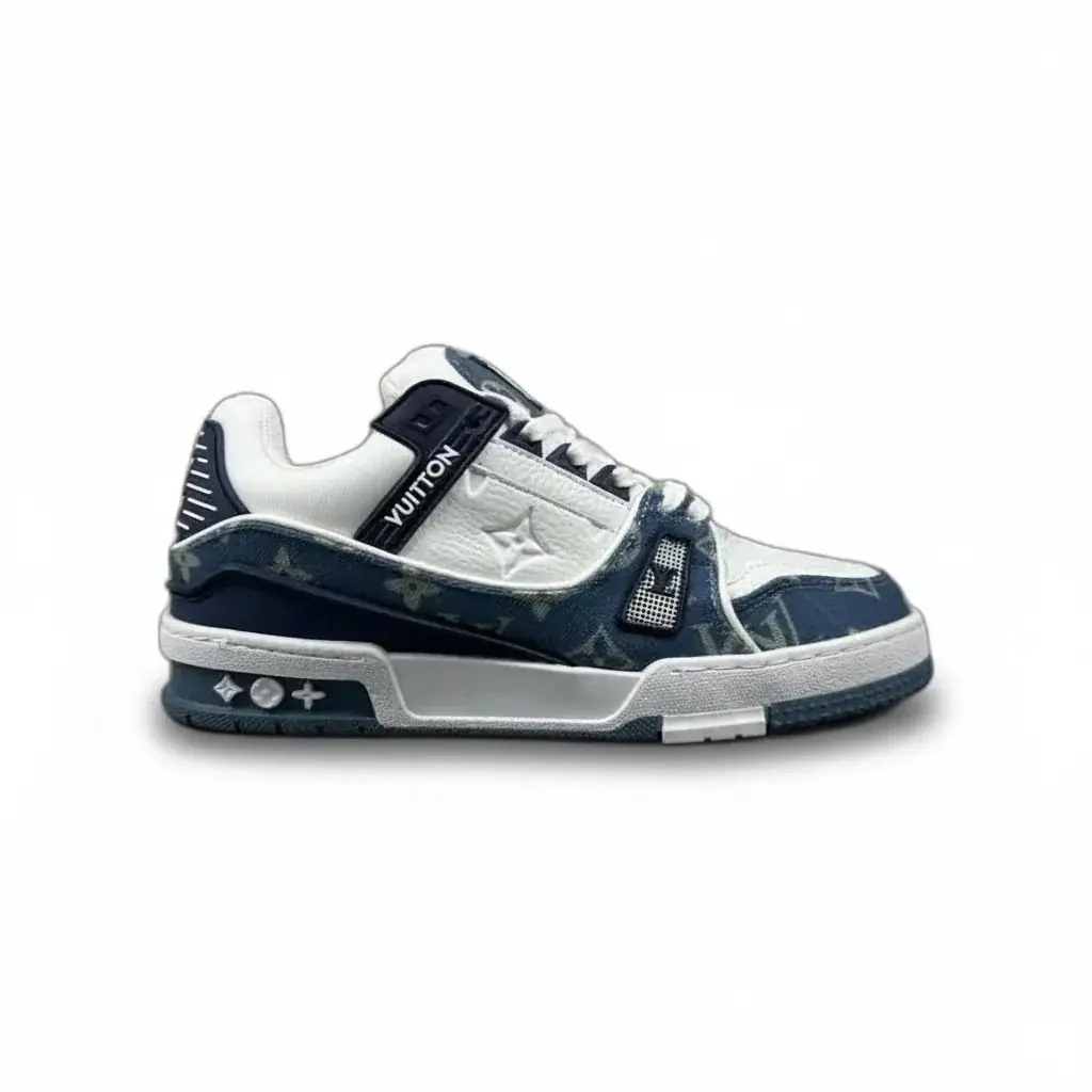 Louis Vuitton Train Denim Blue HQ Unisex Sneaker