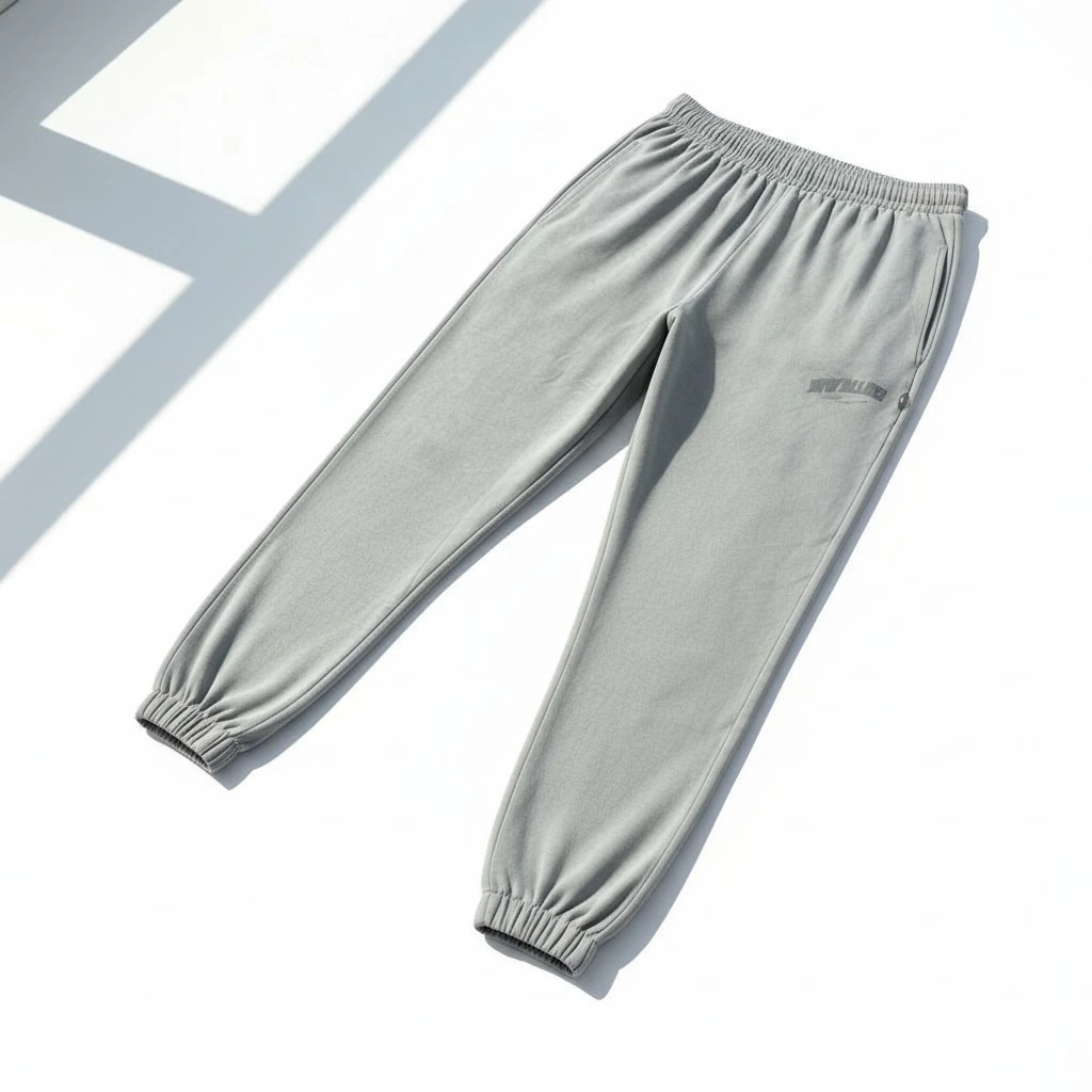 Yıkamalı Gri Paçası Lastik NB Eşofman