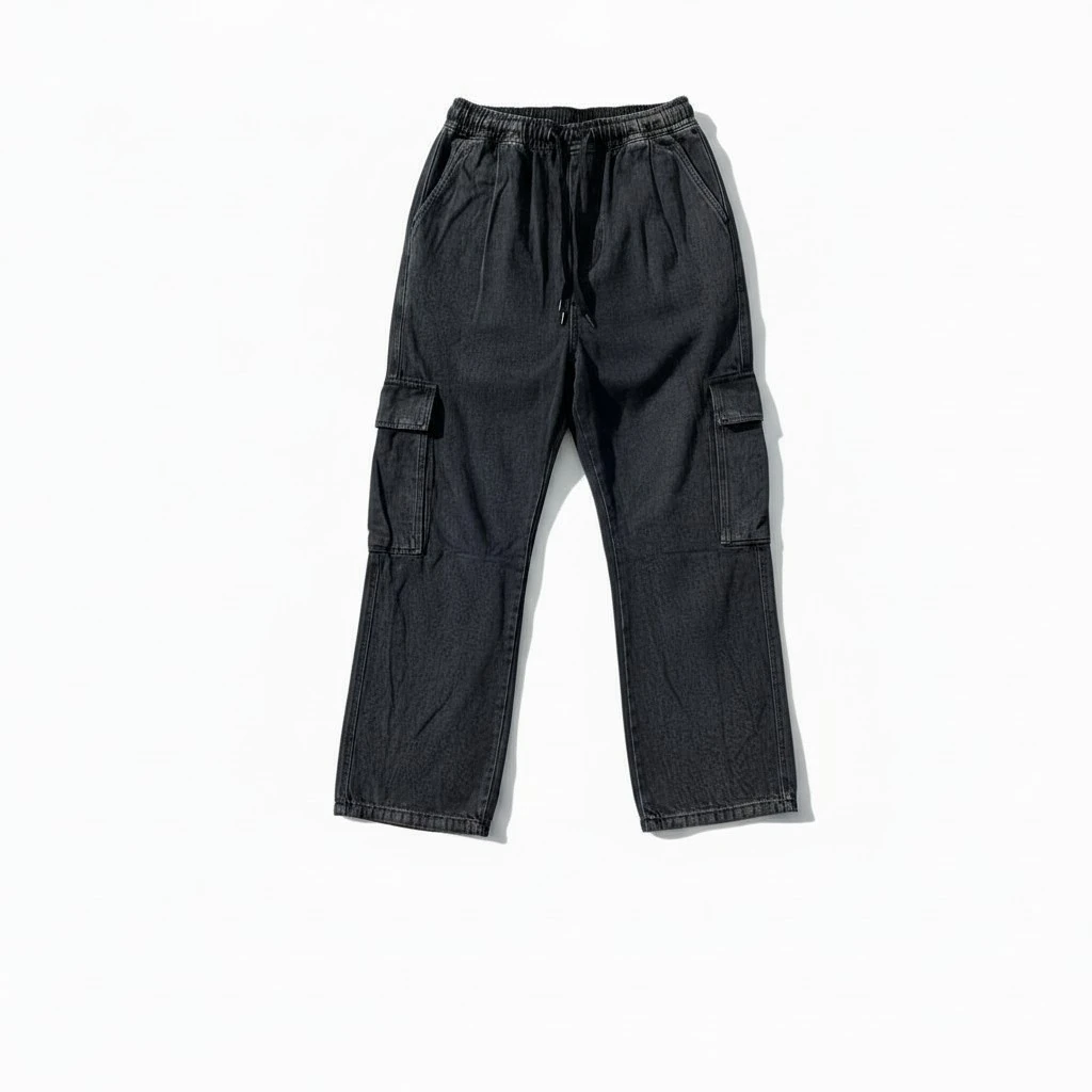 Skate Asit Yıkamalı Kargo Baggy Pantolon