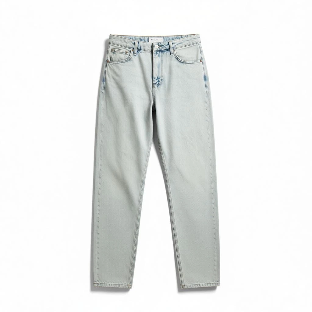 Taşlamalı Açık Mavi 6392 Regular Pantolon