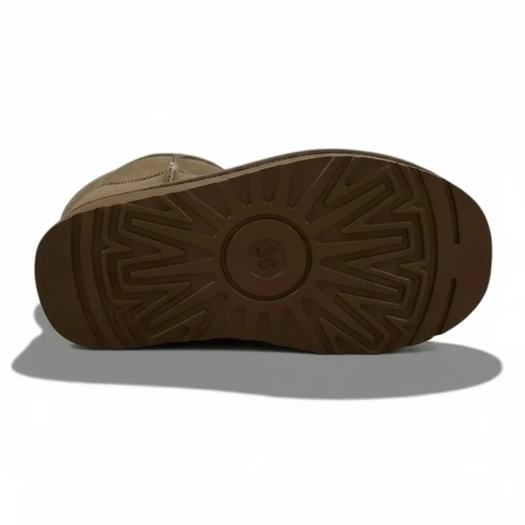 Krem Süet Kadın Bot İçi Tüylü