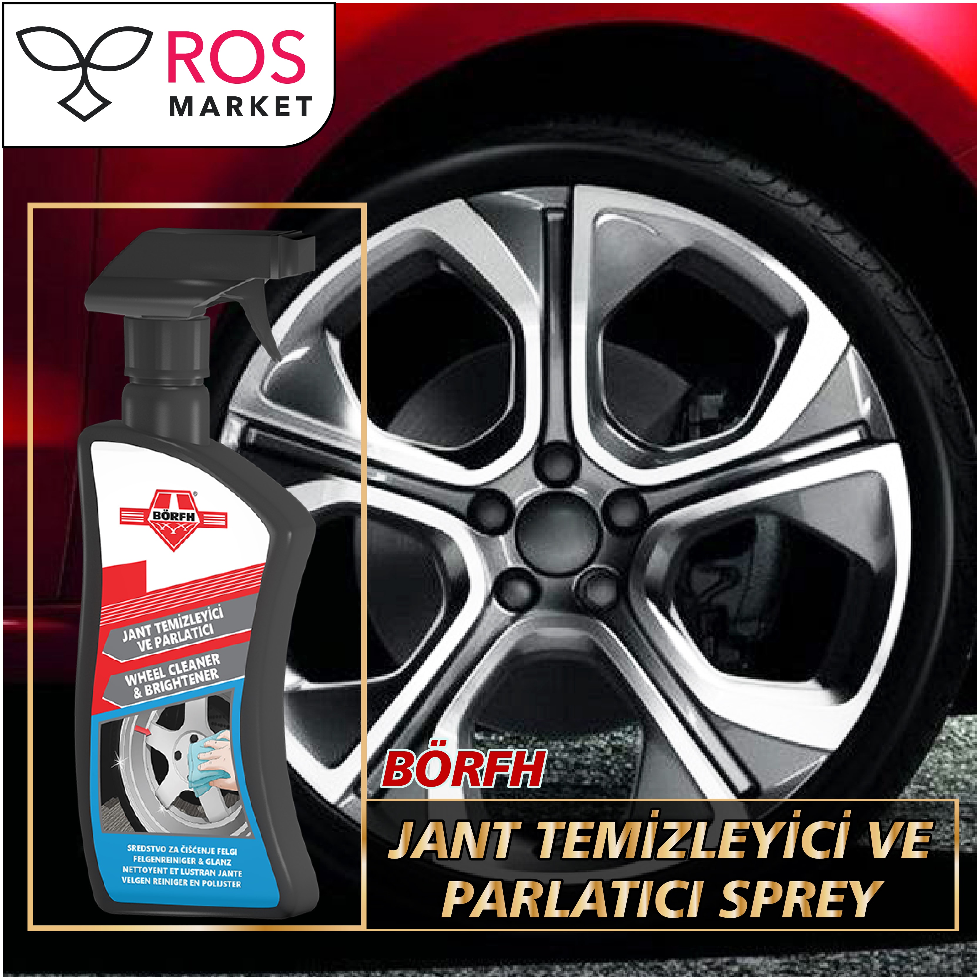 BÖRFH JANT TEMİZLEYİCİ VE PARLATICI SPREY 500 ML