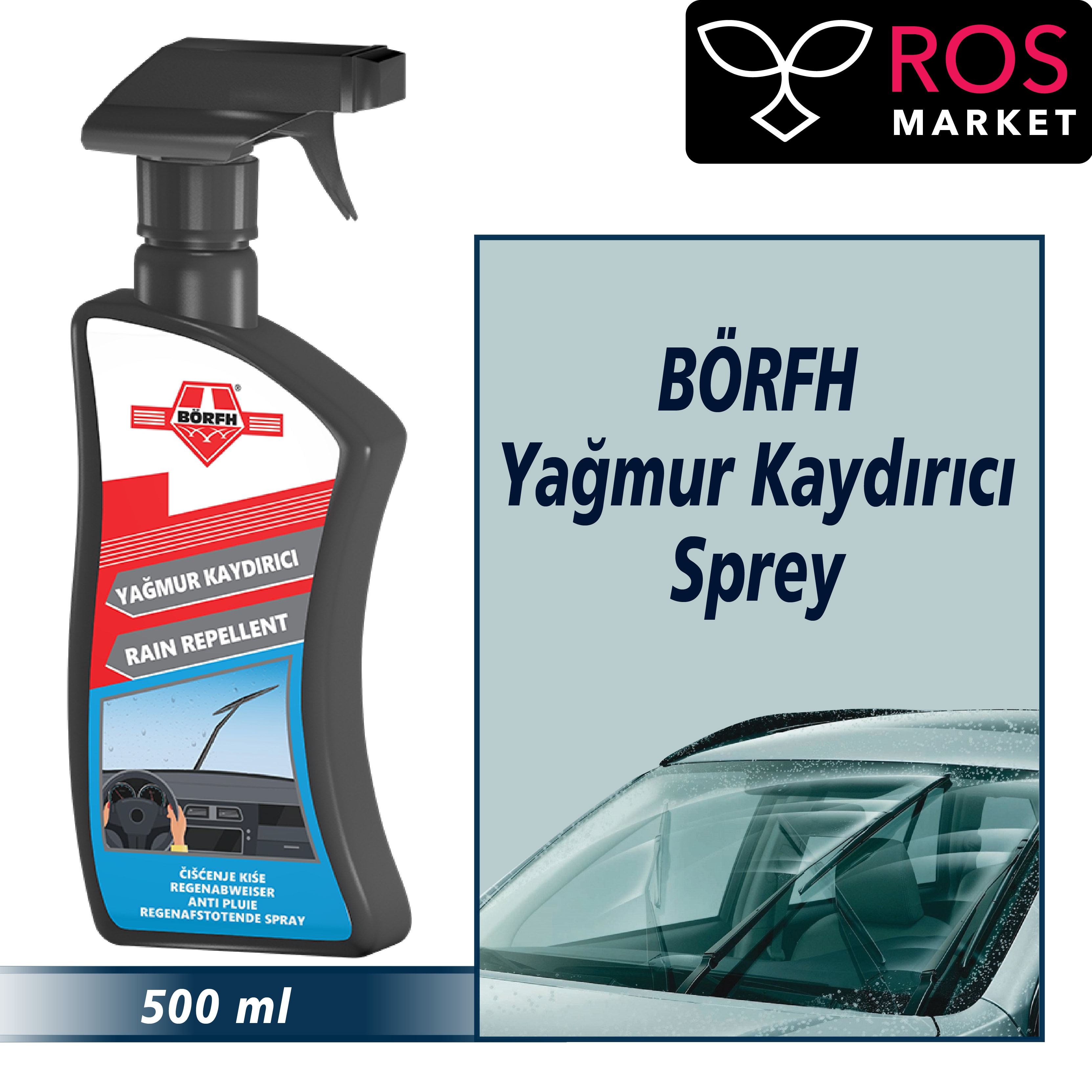 BÖRFH YAĞMUR KAYDIRICI SPREY 500 ML