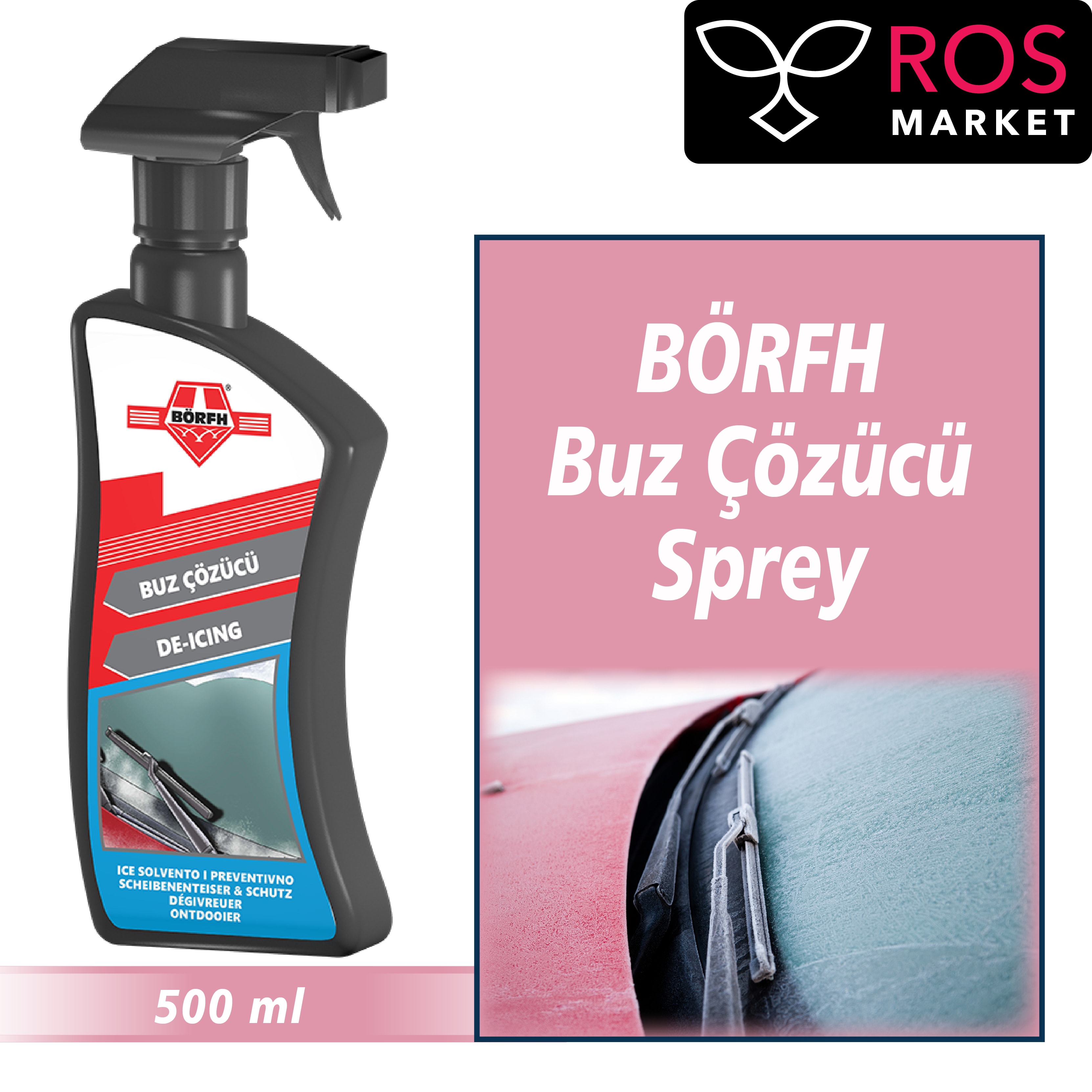 BÖRFH BUZ ÇÖZÜCÜ SPREY 500 ML