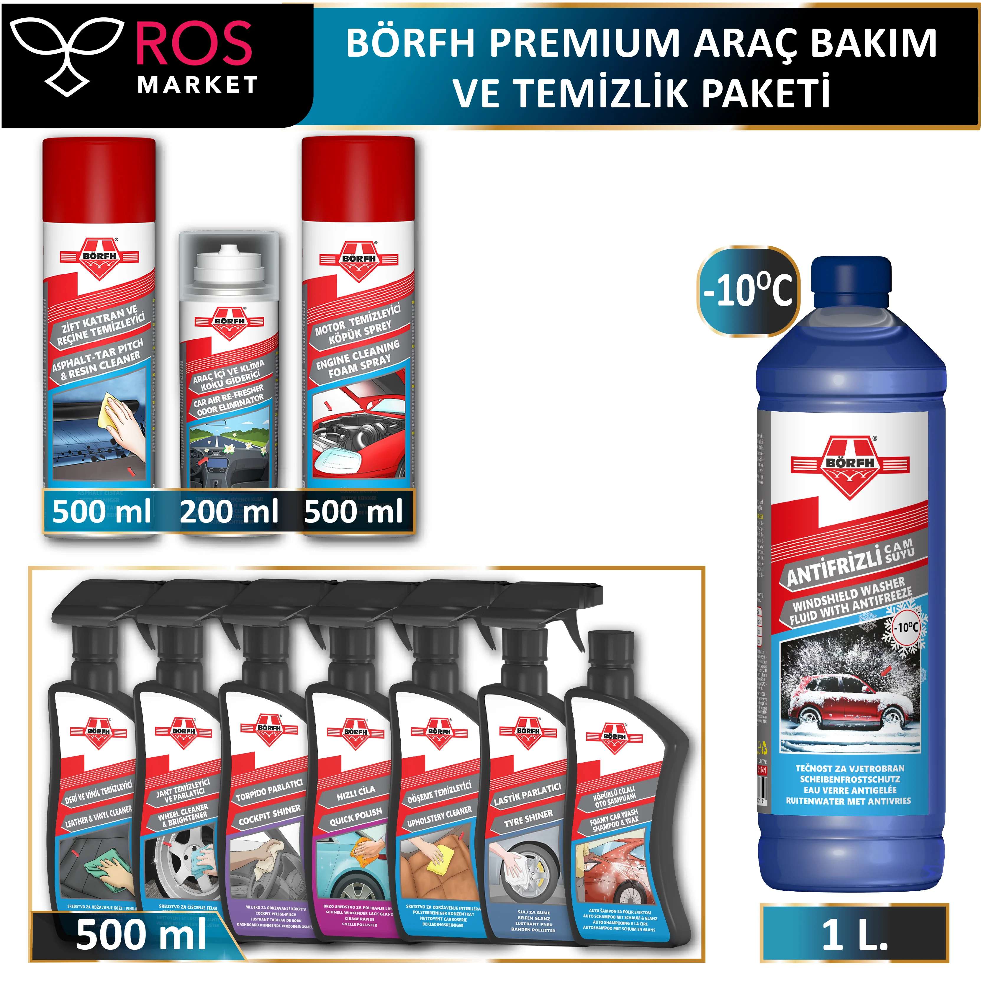 BÖRFH PREMİUM ARAÇ BAKIM VE TEMİZLİK PAKETİ