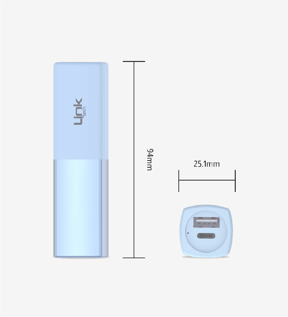 LP5 Strong Rouge 5.000 mAh Mini Cep Powerbank (Mavi)