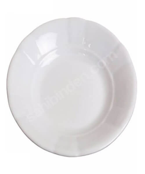 Kırılmaz Polikarbon Oluklu Pilav-Yemek Tabağı , 19 cm. 