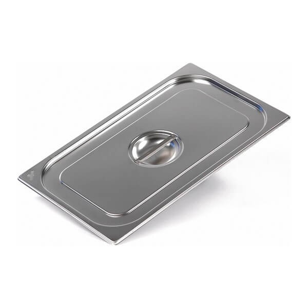 Çelik Gastronom Kapak 1/4 GD , 26x16 cm.