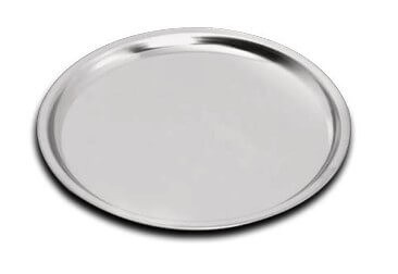 Çelik Düz Tabak No:1 , 14 cm.