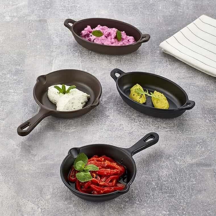 Külsan Terra Mini Servis Tava, Servis Tabağı 12 cm