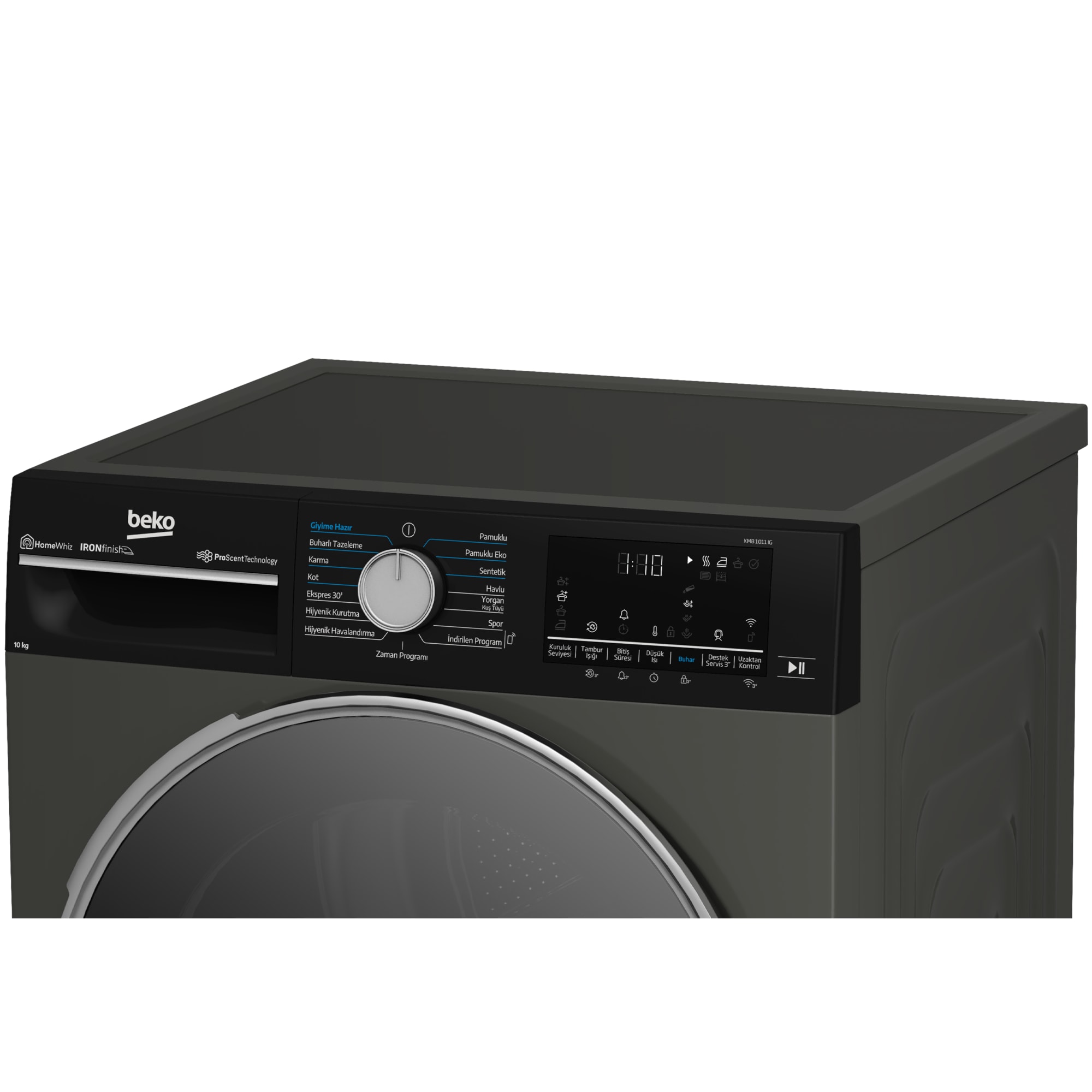 Beko KMB 1011 IG Kurutma Makinesi, IronFinish ile Kolay Ütü